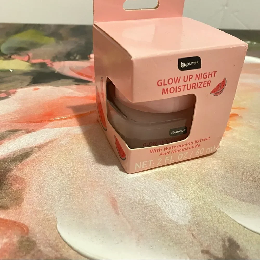 💥B- Pure  Glow  up night moisturizer with watermelon 🍉Extract and niacinamide